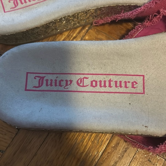 Juicy couture flip flops size 2 - Picture 4 of 8
